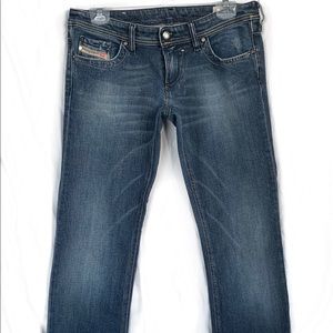 Blue Low Rise Diesel Skinny Jeans